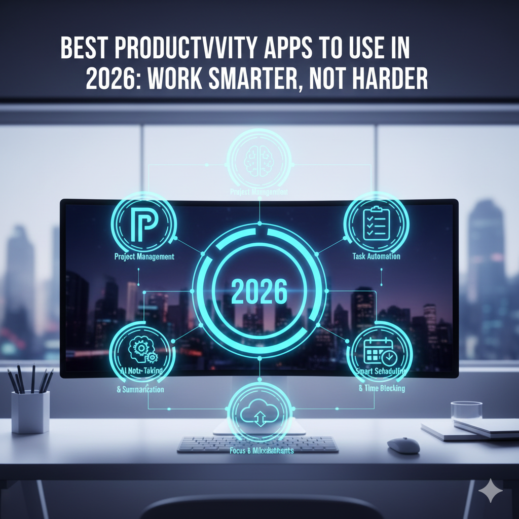 Best Productivity Apps to Use in 2026 (Work Smarter, Not Harder)